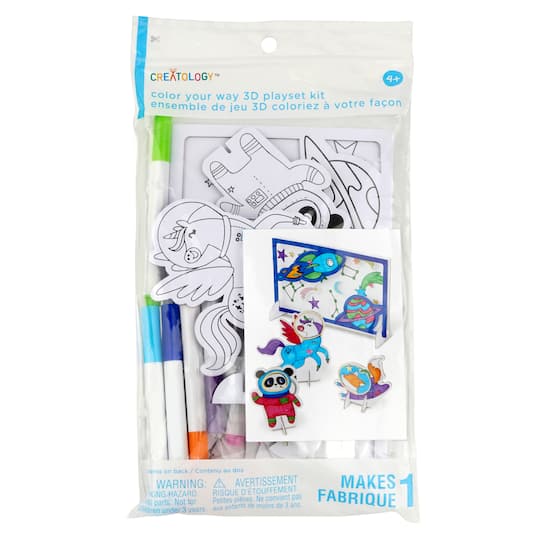 Space Pals Color Your Way 3D Playset Kit by Creatology&#x2122;